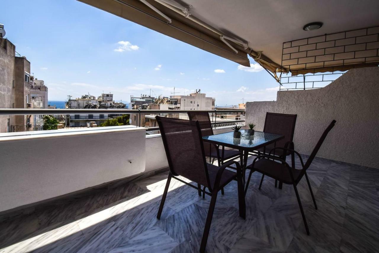 Penthouse 3Bd Apt W/ Sea-View In Athenian Riviera Appartement Buitenkant foto